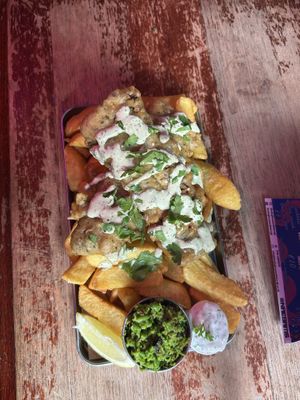 Smoked faddock meal   at Happy Fish at The Dog House in Edinburgh