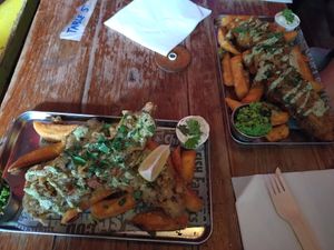  at Happy Fish at The Dog House in Edinburgh