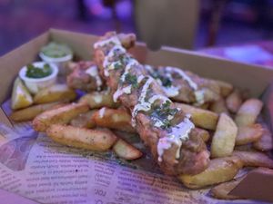   at Happy Fish at The Dog House in Edinburgh