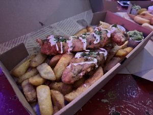   at Happy Fish at The Dog House in Edinburgh