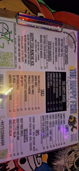  at Happy Fish at The Dog House in Edinburgh