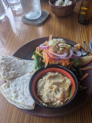 Hummus at Cafe Campestre in Ometepe