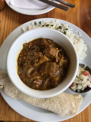 Bhindi bhajee  at Cafe Campestre in Ometepe