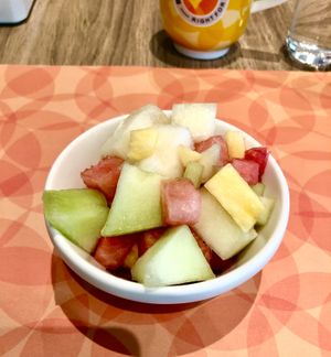 Fruit salad at Pranzo Eatery in Dubai