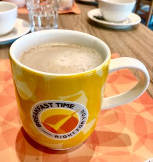 Soya cappuccino  at Pranzo Eatery in Dubai