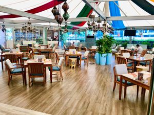 Garden room at Pranzo Eatery in Dubai