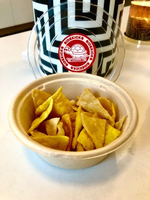 Garlic chips at Wandr in Dubai