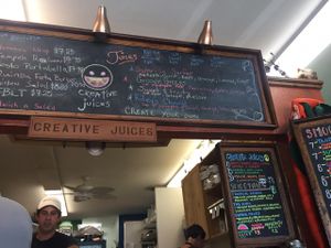 great vegan option! at Creative Juices Natural Cafe in St Augustine