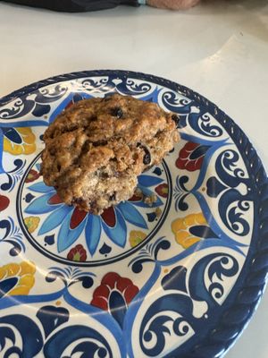 GF Blueberry quinoa muffin   at Creative Juices Natural Cafe in St Augustine