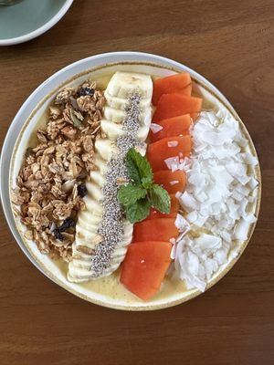Mango pineapple smoothie bowl   at Munchies   in 