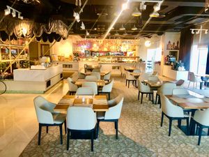 Interior at Wagah Border Restaurant in Dubai