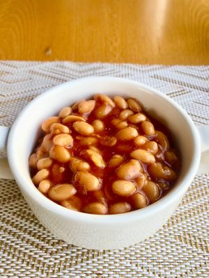 Baked beans  at Wagah Border Restaurant in Dubai