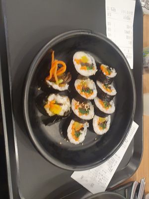 Kimbap (recommended) at Ssada Gimbap in Seoul
