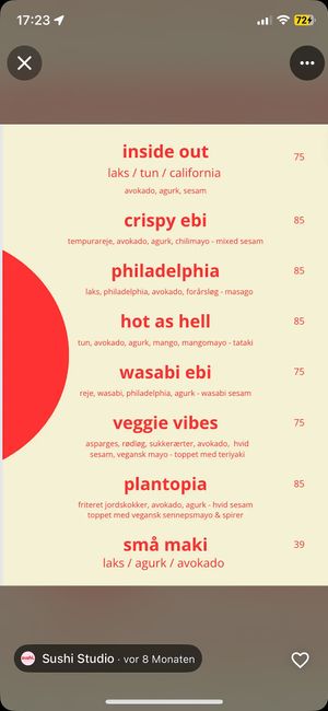 Plantopia  at Sushi Studio in Aarhus