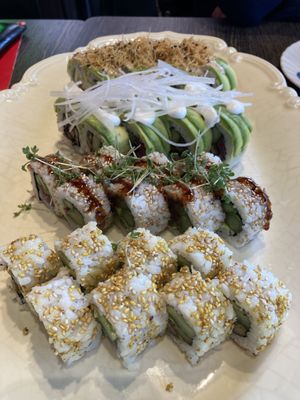 All vegan😄 at Sushi Studio in Aarhus