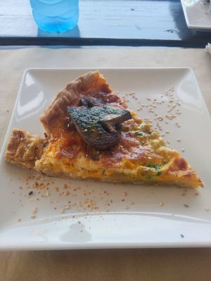 Quiche at Surfer Bar in El Port De La Selva