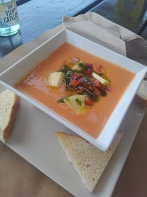 Gazpacho at Surfer Bar in El Port De La Selva
