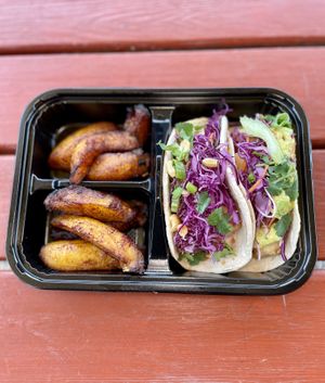 Taco platter  at Tako Cheena by Pom Pom in Orlando