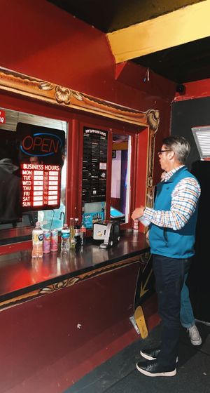 outdoor ordering counter   at Tako Cheena by Pom Pom in Orlando