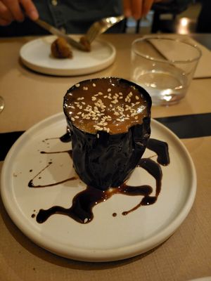 Miso aubergine at Sesamo in Barcelona