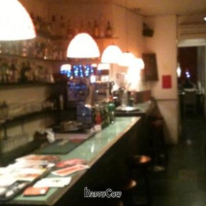 the bar at the front at Sesamo in Barcelona