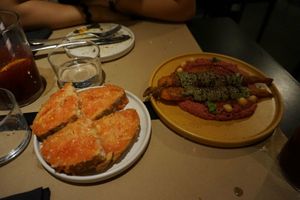 Vegan food menu 3 at Sesamo in Barcelona