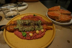 Vegan food menu 4 at Sesamo in Barcelona