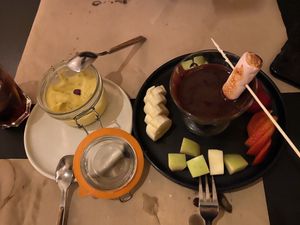 Dessert  at Sesamo in Barcelona