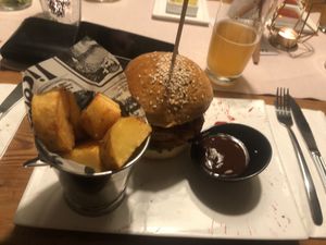 Jackfruit Burger  at Edelsberger in Baden