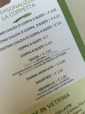   at Gelateria Pingu in Trento