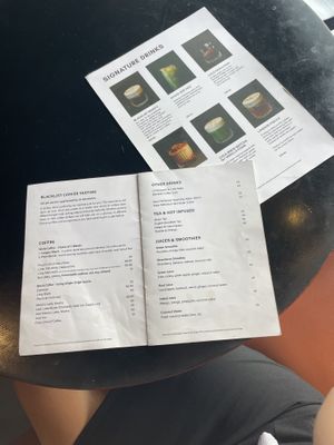   at Blacklist Coffee Roasters in Canggu