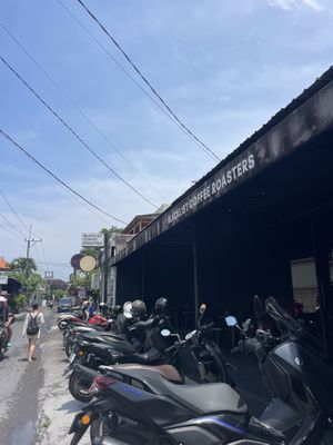   at Blacklist Coffee Roasters in Canggu