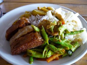 thai vegan street food at Hong Sun - Raum Boon in Phuket