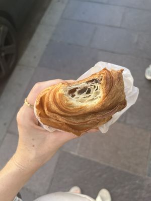 Croissant mit Schokofüllung   at Pasticceria Nora in Savona