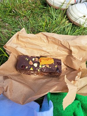 Chocolate tiffin at Becws Melyn in Llanberis