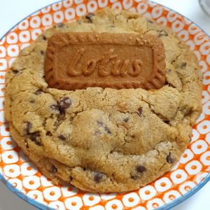 Biscoff filled chocolate chip cookie at Vera Artisan Bakery and Kitchen in Stirling