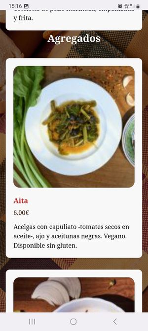 Menú at Osteria dei Sapori Perduti in Modica