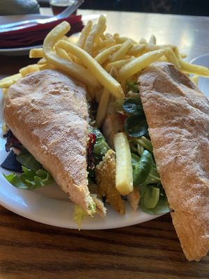 Panko tofu sandwich   at The Auld Hoose in Edinburgh