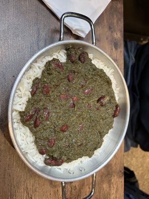 riso con spinaci e faglioli   at Patog in North West London