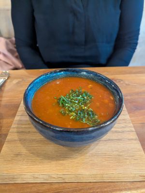 Tomato soup at Landal Rabbit Hill in Apeldoorn