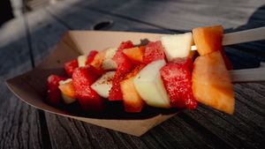 Fruit Kababs at Well-Fed Ed - Food Truck in Wilmington