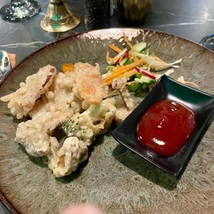 Veg tempura at Dé Buddha in Johnstone