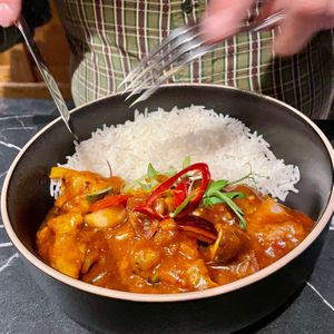 Veg chilli at Dé Buddha in Johnstone