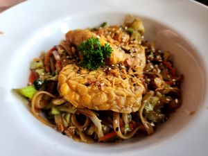 Vegan Rice Noodles at Taman Dedari in Ubud