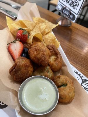 Vegan Kids Meal (Avo Bites)  at Seabirds Kitchen - The LAB in Costa Mesa