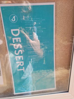 Dessert menu at Seabirds Kitchen - The LAB in Costa Mesa