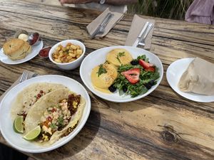 Brunch spread  at Seabirds Kitchen - The LAB in Costa Mesa
