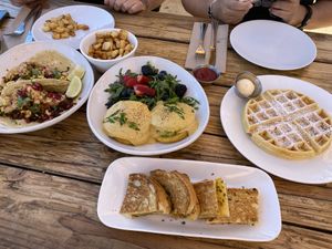 Brunch plus grilled cheese  at Seabirds Kitchen - The LAB in Costa Mesa
