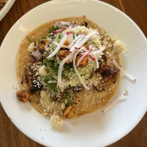 Jackfruit taco  at Seabirds Kitchen - The LAB in Costa Mesa