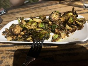 Brussels sprouts   at Seabirds Kitchen - The LAB in Costa Mesa